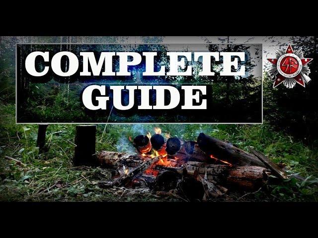 Siberian Log Fire: Most Efficient Camp And Survival Fire