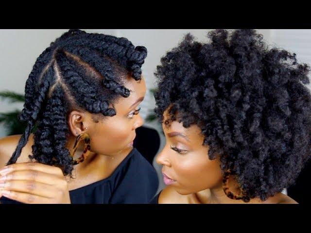 FLAT TWIST OUT ON 4C NATURAL HAIR