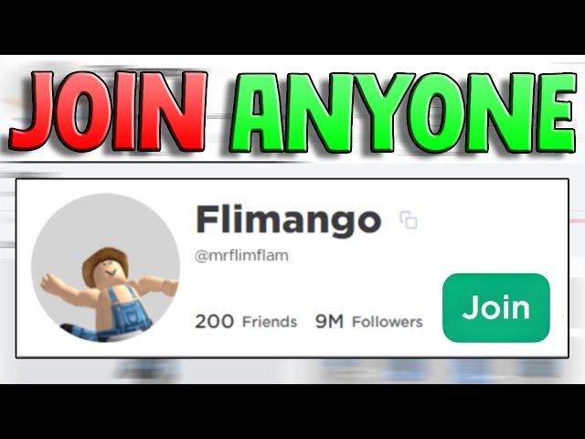 How To Join Anyone On Roblox - Join Someone Without Being Friends ROBLOX! (2024)