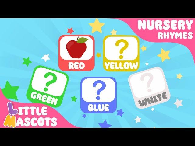 Color Song | Learn Colors | Little Mascots Nursery Rhymes & Kids Song