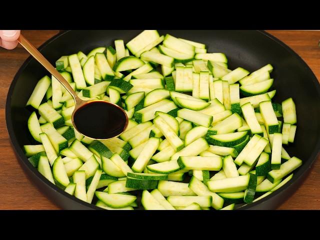 A Korean chef showed me how to cook zucchini so deliciously! Very quick and delicious!