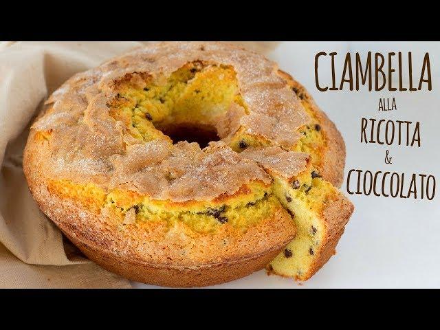 RICOTTA SOFT DONUT WITH CHOCOLATE CHIPS Easy Recipe - Homemade by Benedetta