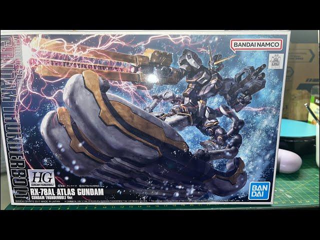 「Gundam Rotational Stage高達素組模型展示地台」RX-78AL Atlas Gundam 模型開箱 正在直播！