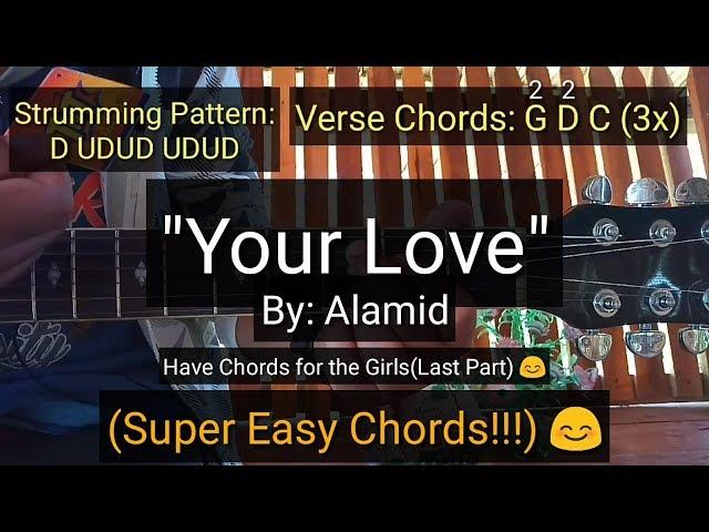 Your Love - Alamid (Easy Step by Step Guitar Tutorial)