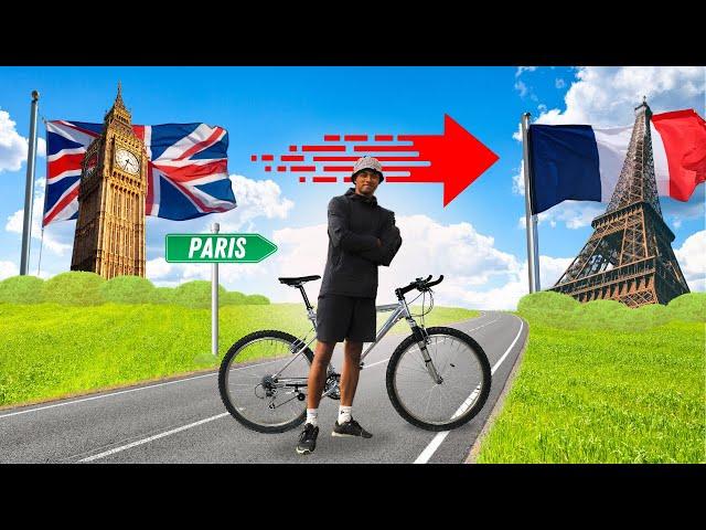 Can i ride a bike from LONDON to PARIS