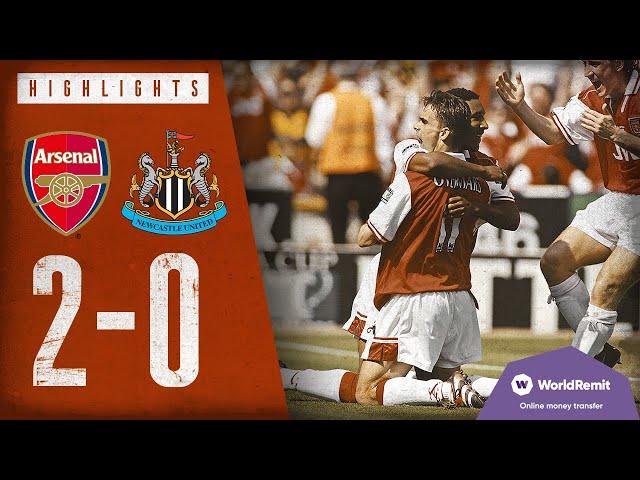 How fast was Overmars?! | Arsenal 2-0 Newcastle | FA Cup final highlights | 1998