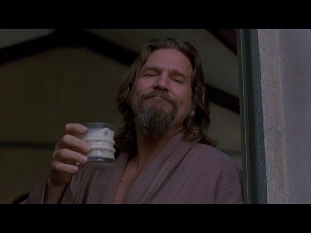 White Russian сocktail scenes from The Big Lebowski (1998)