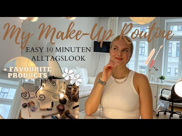 MEINE MAKE-UP ROUTINE I Easy 10 Minuten Alltagslook + meine Lieblingsprodukte I KathaMariie