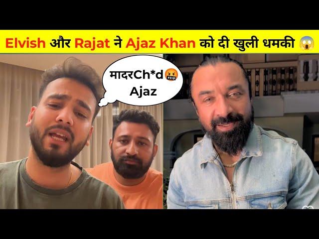 Elvish Yadav and Rajat Dalal Replied to Ajaz Khan   | Carryminati sorry to Ajaz Khan 🫣