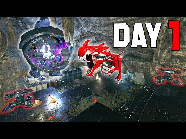 HOW we WIPED 2 OP Center Caves DAY 1 - Ark PvP