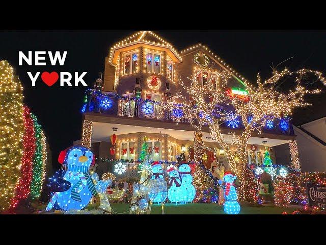 [4K] A Magical Walking Tour of Dyker Heights Christmas Lights‍️Brooklyn, NYC | Dec. 2024