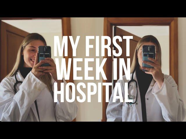 my first week in hospital . . .