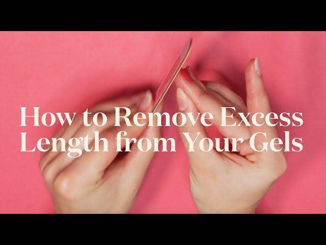 How to Remove Excess Length from Your Glaize Gels | Glaize