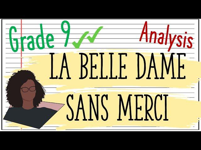 La Belle Dame Sans Merci by John Keats - Detailed Top Grade Analysis