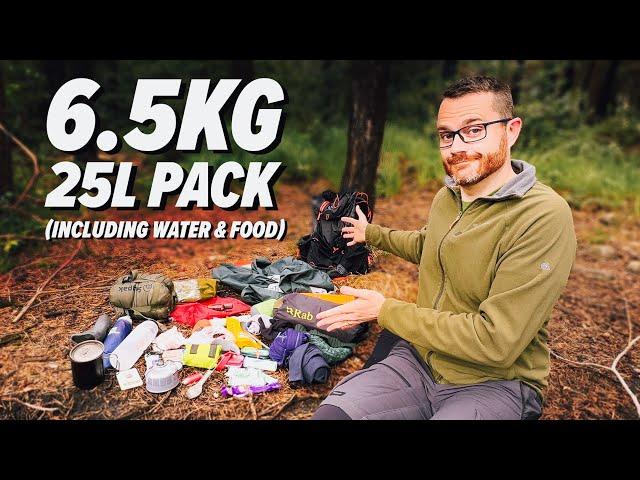 25L Ultralight Wild Camping Kit For A Comfortable Night - SUMMER EDITION