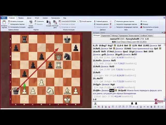 Разбор 1.  Сицилианская защита.  Закрытый вариант