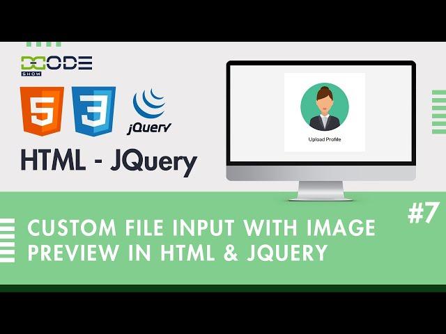 How To Display Uploaded Image in HTML using jQuery | File Upload Preview jQuery