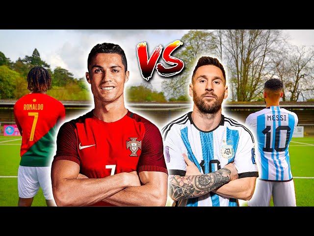 MESSI VS RONALDO | EPIC FOOTBALL CHALLENGES