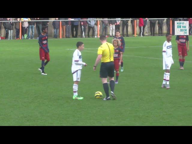 Rayan Cherki vs FC Barcelona U13 Friendly (26/03/2016)