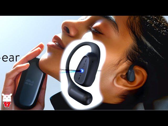 Bluetooth Headphones, Open Ear Headphones V5.4 True Wireless Earbuds with Ear Hooks.