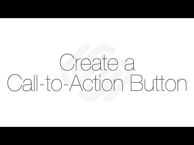 Squarespace 7 Tutorial: Create a Call-to-Action Button