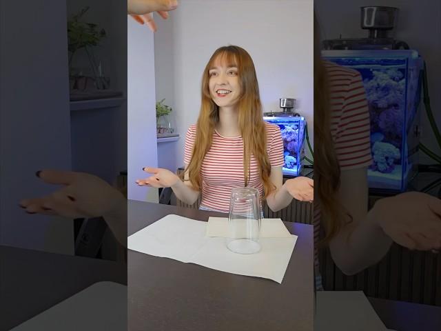 Wife's reaction is so cute!