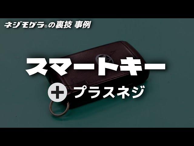 【なめたネジを叩かず外す！ネジモグラの裏技事例02】スマートキー