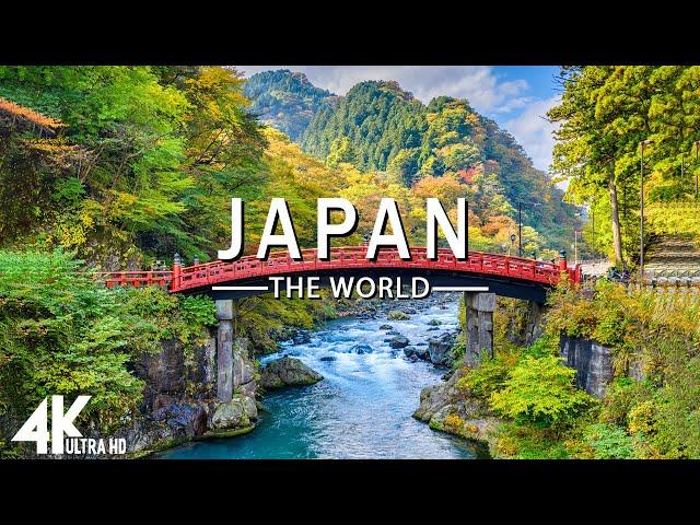 FLYING OVER JAPAN (4K UHD) - Relaxing Music Along With Beautiful Nature Videos - 4K Video HD