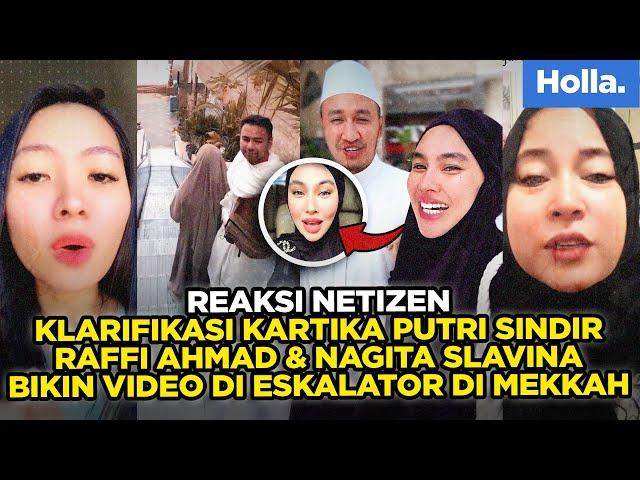 Reaksi Netizen Klarifikasi Kartika Putri Sindir Raffi Ahmad & Nagita Bikin Video di Eskalator