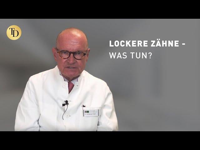 Parodontitis: Was kann man tun, wenn Zähne schon locker sind?