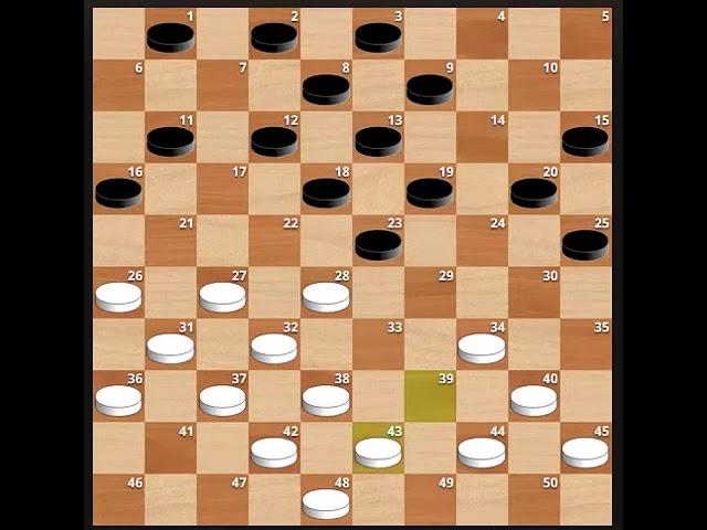 Draughts Strategy 04 | 34 - 30 Opening | How To Play International Draughts