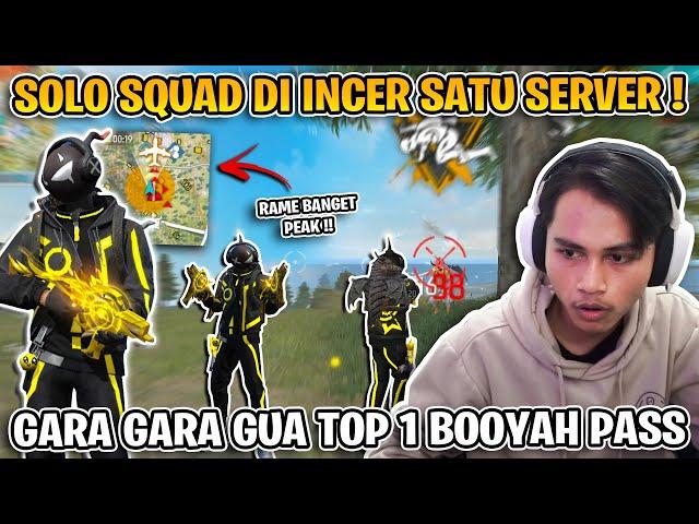 MENTANG MENTANG GUA TOP 1 BOOYAH PAS LANGSUNG DI INCER SATU SERVER DI PEAK !!