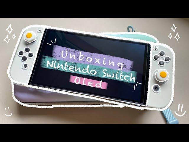 Nintendo Switch Oled | Unboxing, acessórios e jogos +++ 