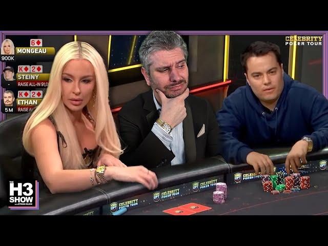 Ethan Plays In The Celebrity Poker Tour LIVE - H3 Show #41