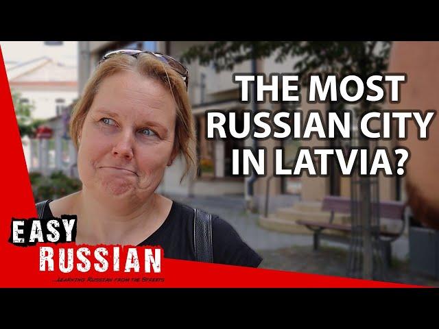 Daugavpils: Everybody Speaks Russian in This Latvian City | Easy Russian 56