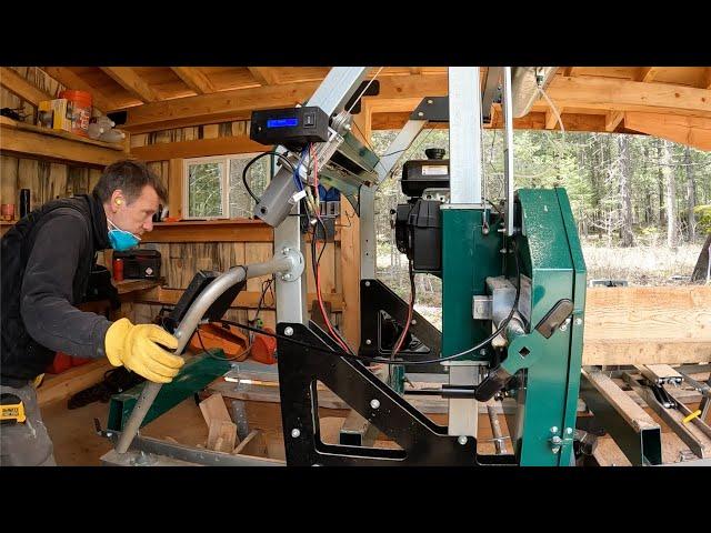 Upgrading Our SAWMILL - Trying New TECHNOLOGY On Our Woodland Mills HM130 Max Sawmill