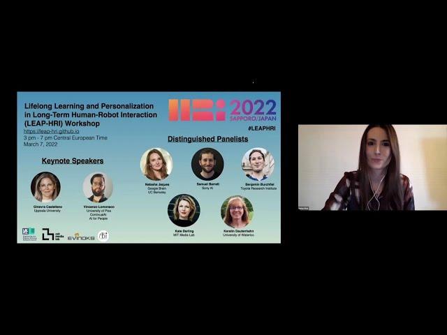 Lifelong Learning and Personalization in Long-Term Human-Robot Interaction (LEAP-HRI) Workshop 2022