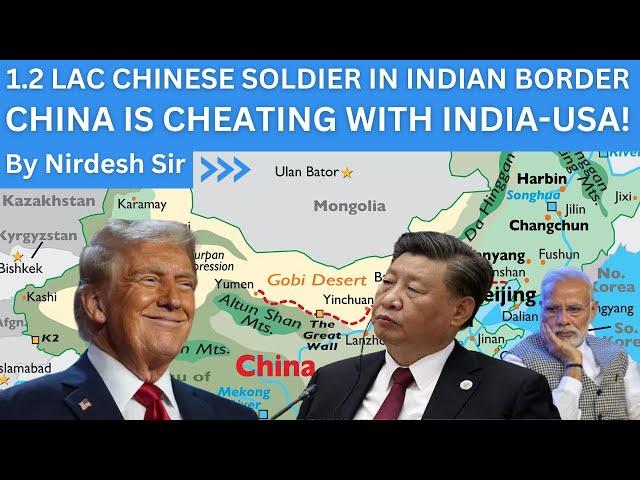 1.2 Lakh Chinese Troops at Indian Border: China’s Deception with India & USA Exposed! #india #china