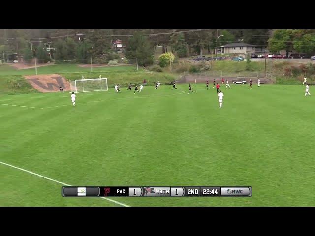 Whitworth Men's Soccer highlights vs. Pacific (Ore.)