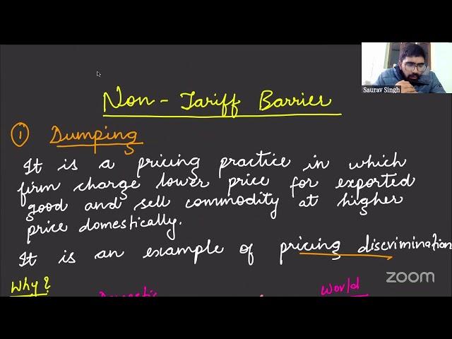 Effect of tariff on small and large nation,Metzler paradox,Optimum tariff, Non-tariff barrier