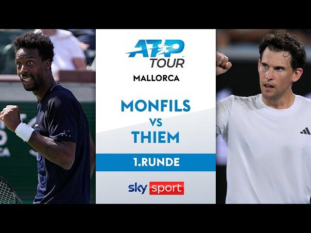 Gaël Monfils vs. Dominic Thiem - Runde 1 | Mallorca Championships 2024 | Highlights