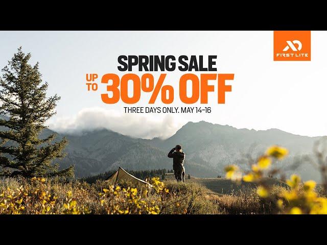 First Lite Spring Sale Is Here