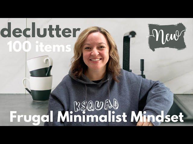 Declutter 100 Items Like a Frugal Minimalist-Collab with Freedom in a Budget