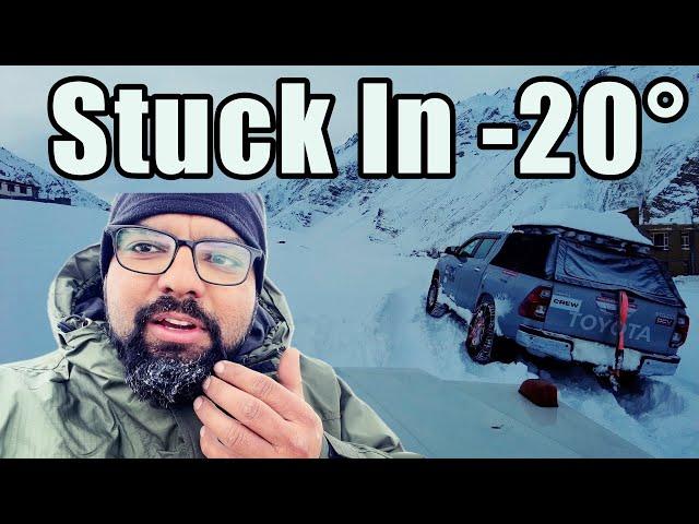 खरतनाक Scenes In -20°C with Deadly Deep Powdered Snow | Storm Chasing 2024 EP8