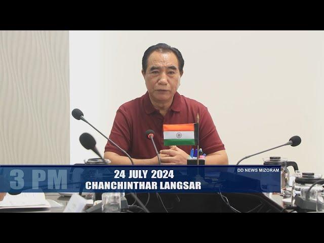 DD News Mizoram - Chanchinthar Langsar | 24 July 2024 | 3 PM