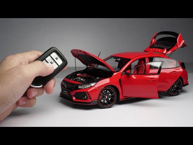 Unboxing of Honda Civic Type R 1:18 Scale ( Super Realistic Diecast Model)