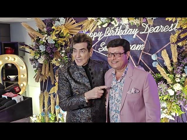 Jeetendra Kapoor Arrive At Sonu Nigam 50th Birthday Grand Party  #jeetendrakpoor