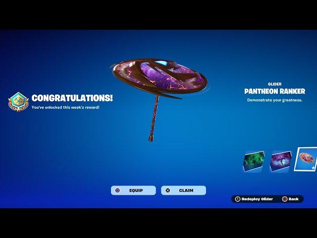 How Many Points Do You Need To Get Ranked Pantheon Ranker Umbrella Glider in Fortnite? (Ranked Cup)