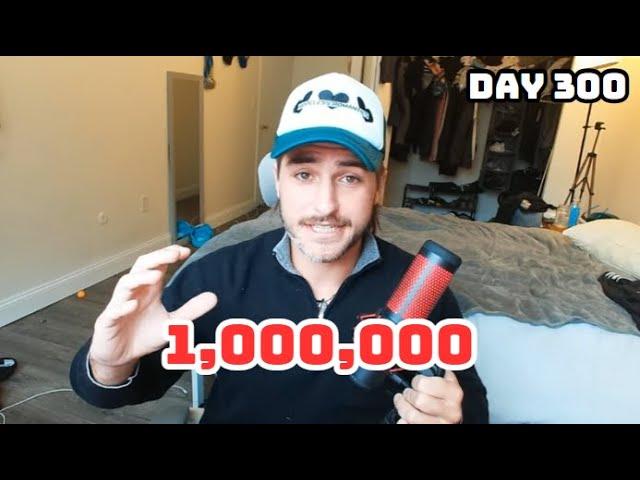 MY JOURNEY TO 1 MILLION FOLLOWERS (300 days)