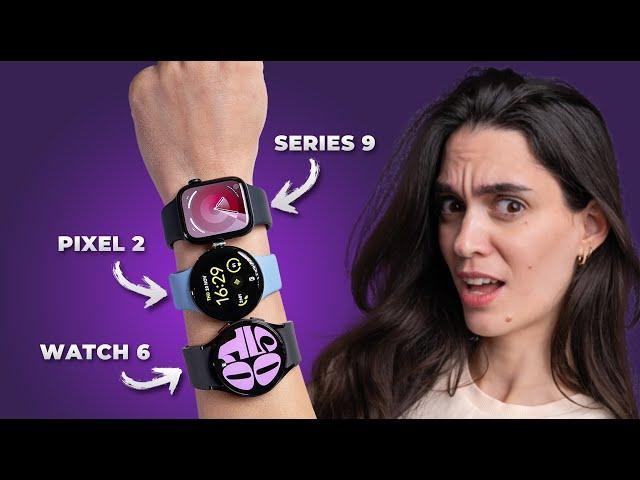 Apple Watch 9 vs Galaxy Watch 6 vs Pixel Watch 2! Which smartwatch is the BEST?